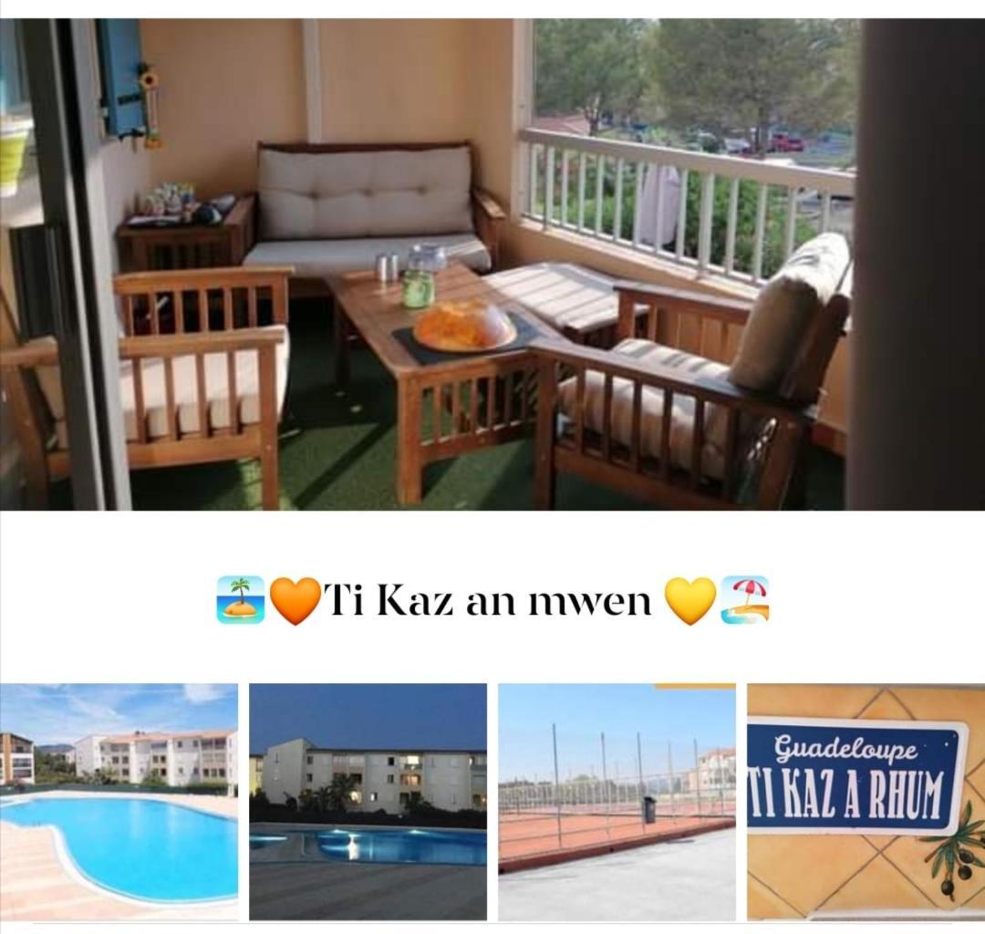 Appartement Au Lagon Bleu A Frejus, Garage, Tennis & Piscine 1200 M2 Exterior photo