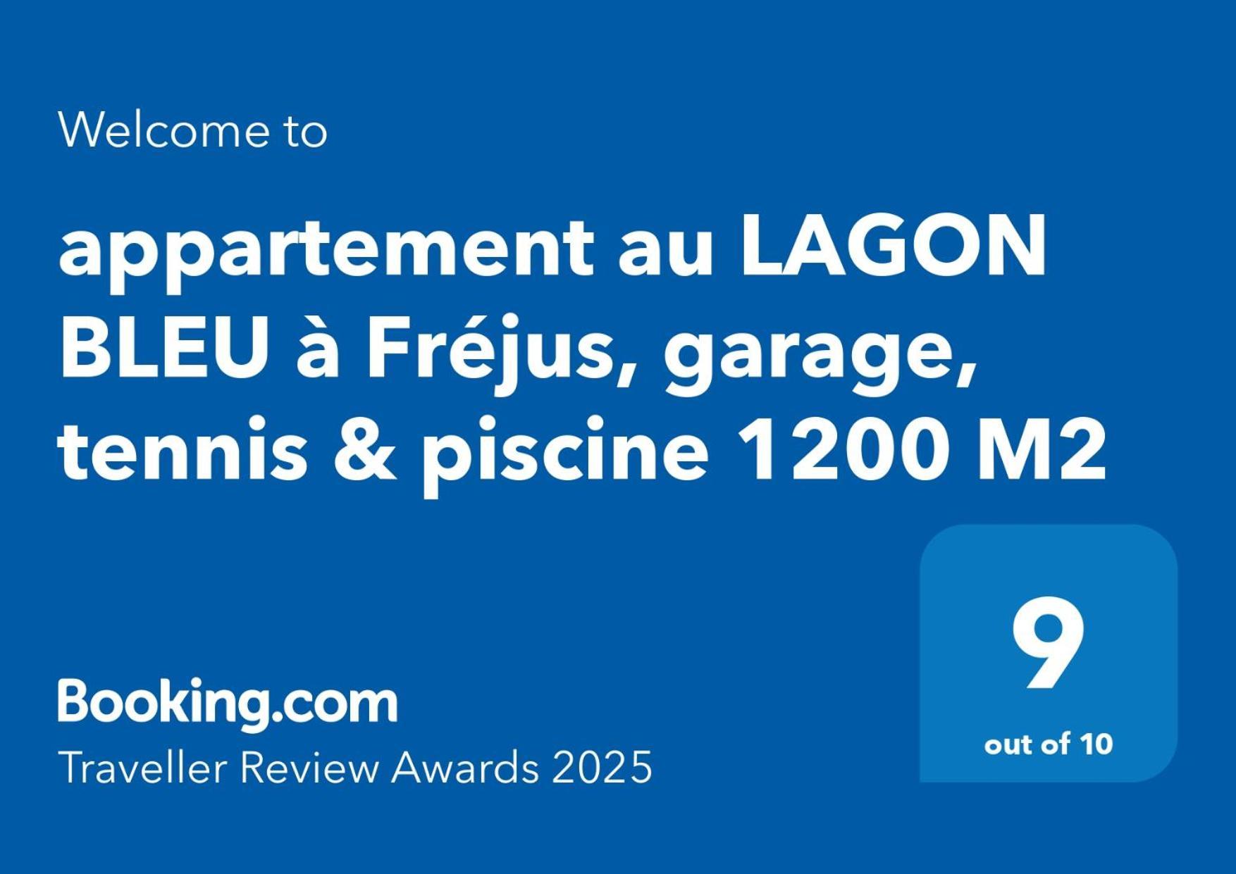 Appartement Au Lagon Bleu A Frejus, Garage, Tennis & Piscine 1200 M2 Exterior photo